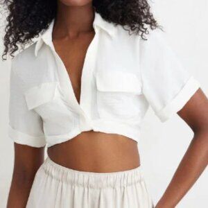 ✨Dynamite Twist Front Cropped Top
